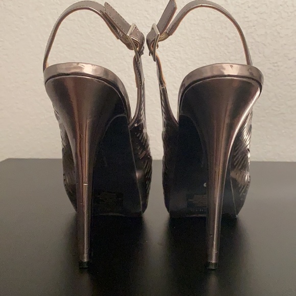 Gun metal metallic silver platforms - Picture 4 of 4